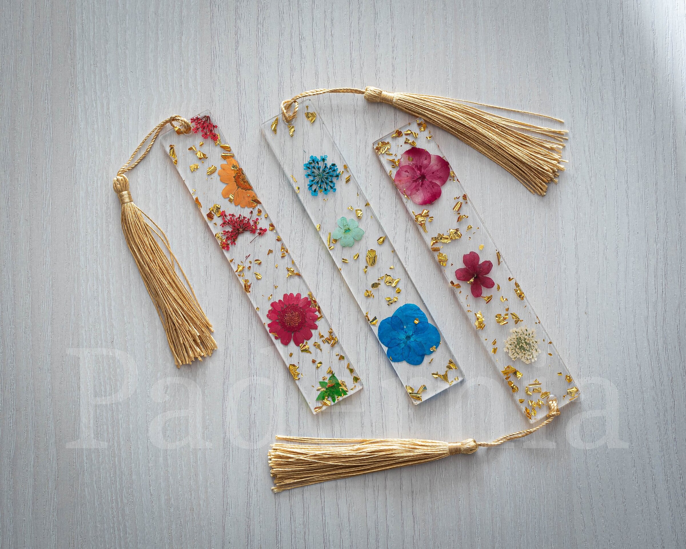 Marcapáginas Floral Fucsia - 3